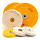 abrasive yellow leather muslin cotton cloth buffing wheel